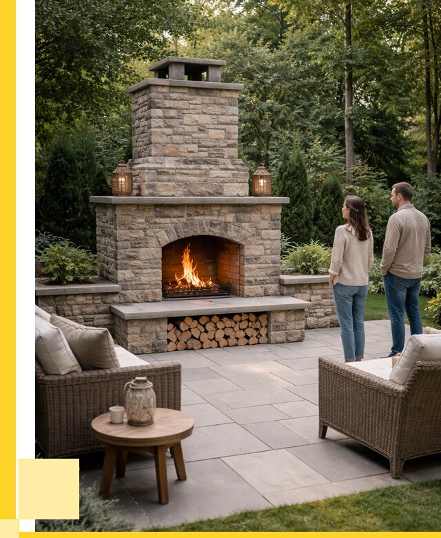 Уличные камины из кирпича в Усинске от 153570 р. | ЭриданСнс