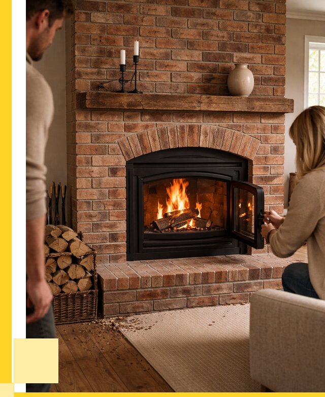 Кирпичные камины под ключ в Усинске от 153570 р. | ЭриданСнс