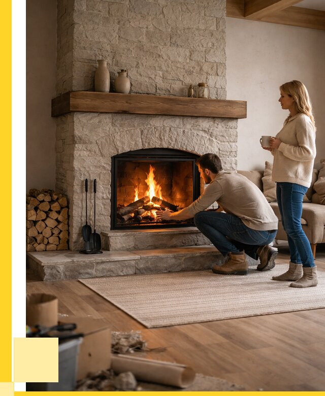 Камины для загородного дома в Усинске от 358330 р., ЭриданСнс