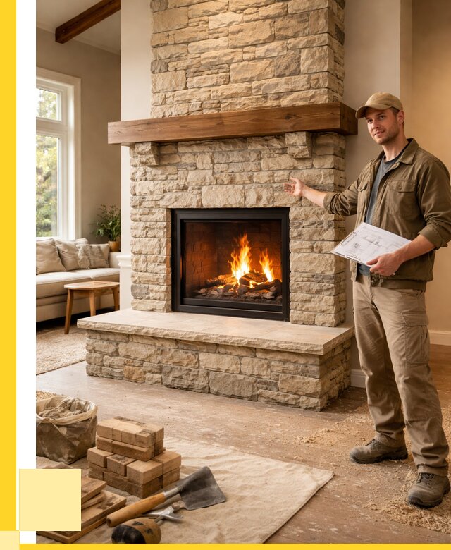 Камины под ключ в Усинске от 184284 р. | ЭриданСнс — установка