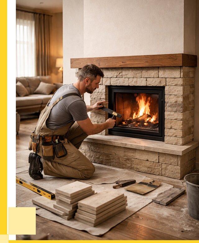 Строительство каминов в Усинске от 153570 р., ЭриданСнс - под ключ