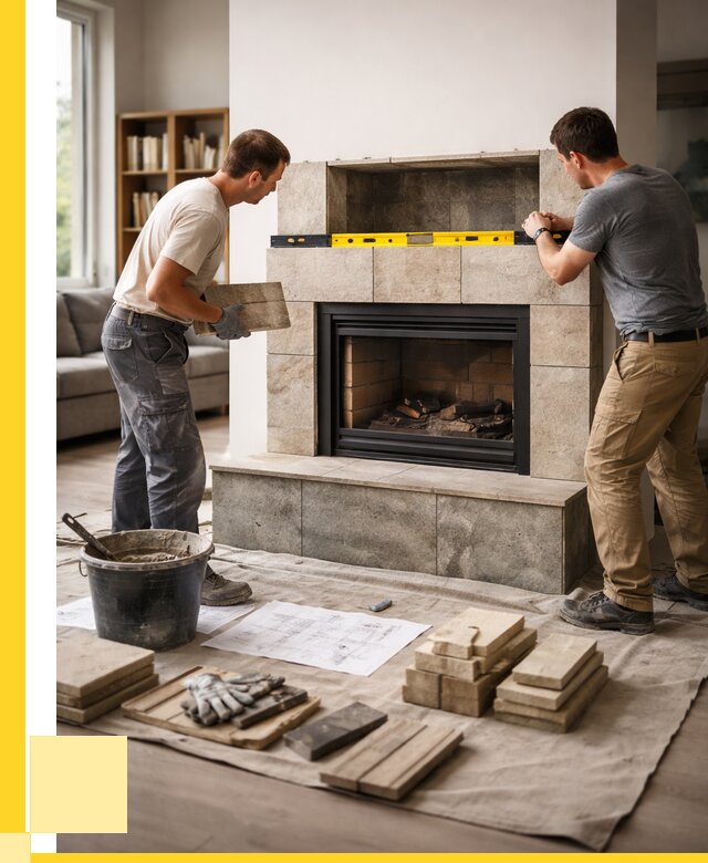 Монтаж каминов и установка в Усинске от 46071 р. | ЭриданСнс