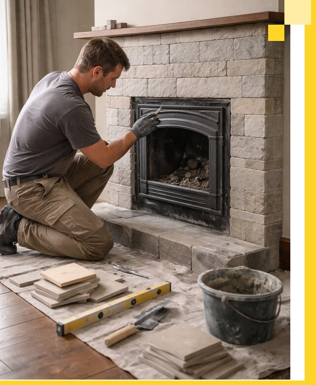 Профессиональный ремонт каминов в Усинске восстановление и сервис