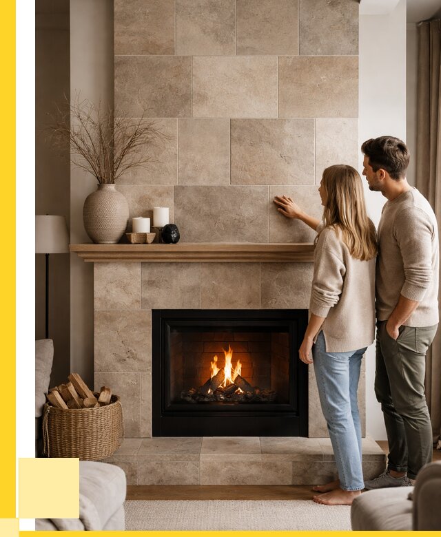 Облицовка каминов керамогранитом в Усинске от 4607 р. | ЭриданСнс