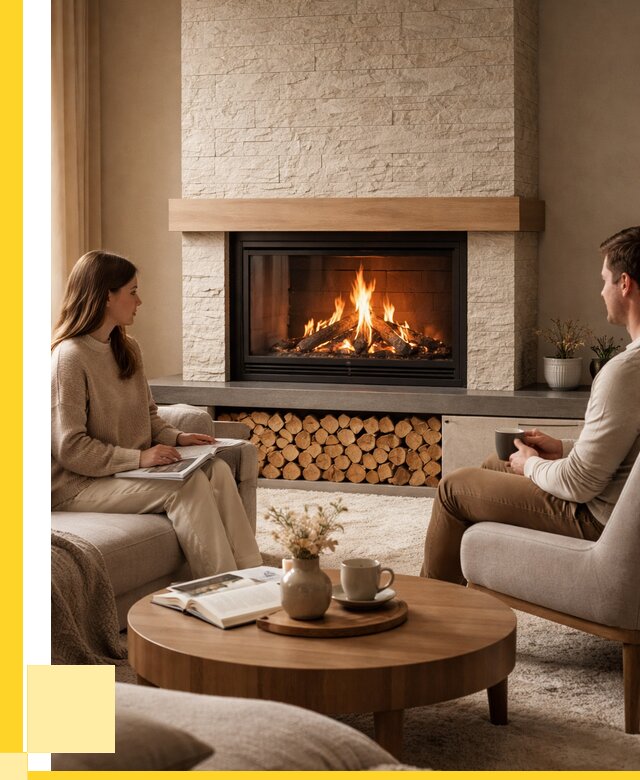 Камины со стеклом в Усинске от 184284 р. | ЭриданСнс — топки 3 стекла