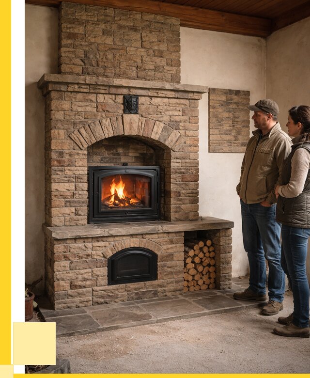 Кирпичная печь под ключ в Усинске от 153570 р. | ЭриданСнс