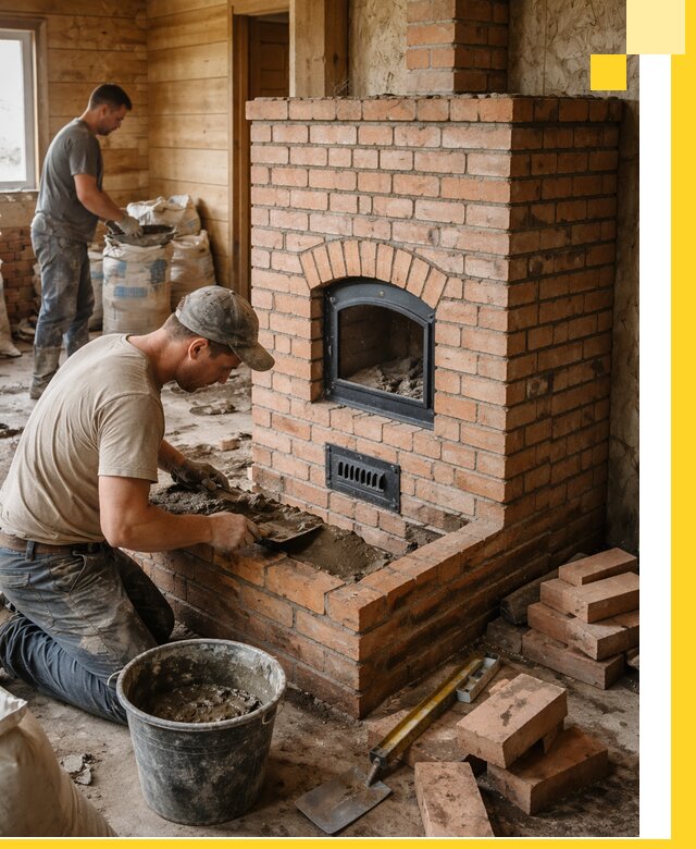 Профессиональное строительство печей в Усинске под ключ