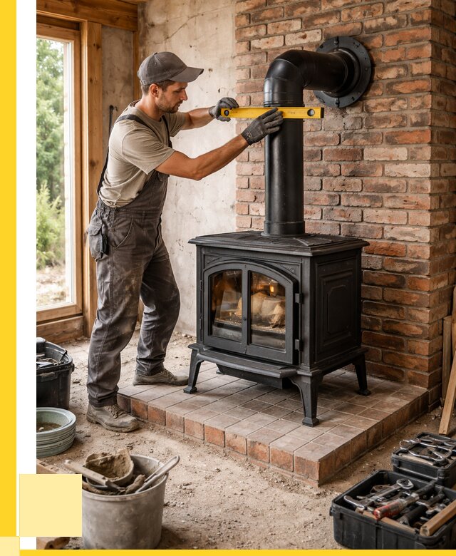 Монтаж печей установка банной печи в Усинске от 15357 р. | ЭриданСнс