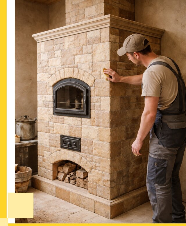 Облицовка печей в Усинске от 4607 р. под ключ | ЭриданСнс