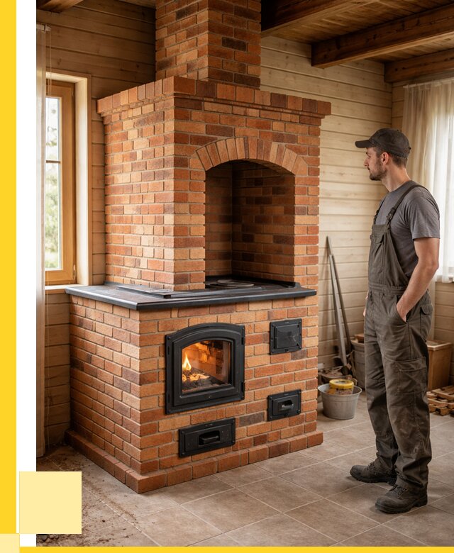 Кирпичные печи в Усинске: купить от 153570 р. | ЭриданСнс