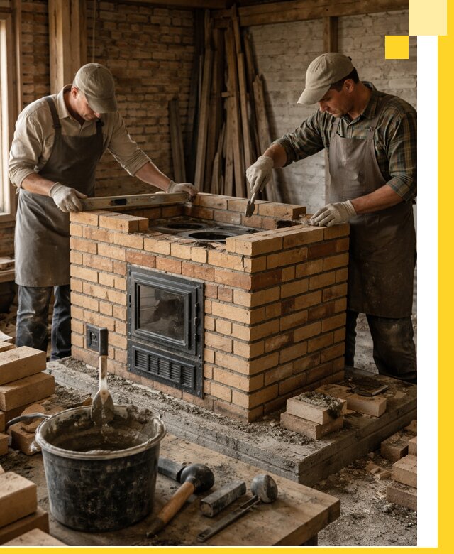 Изготовление и установка варочных печей под ключ в Усинске