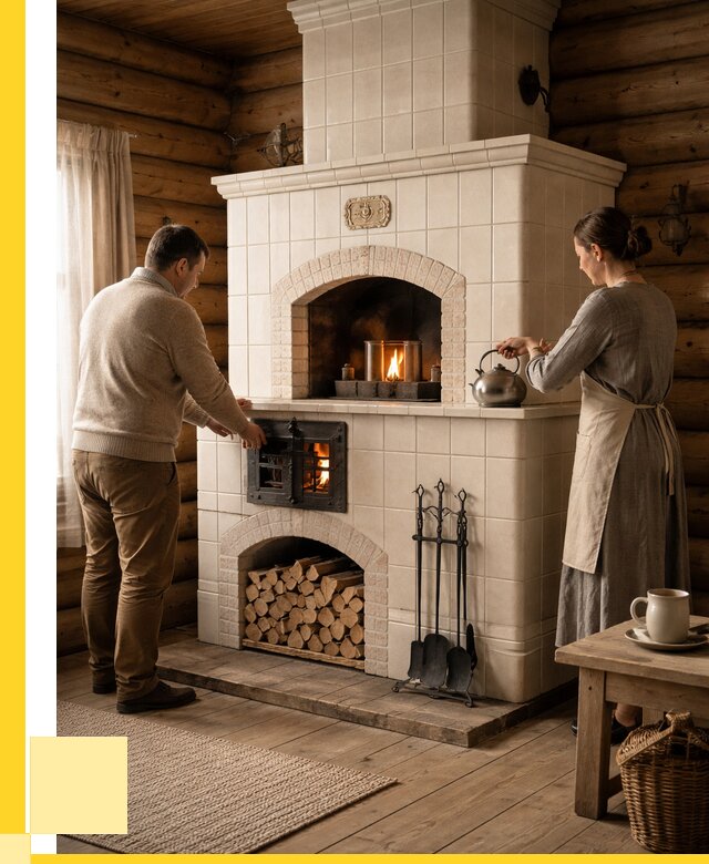 Русские печи в Усинске: установка от 153570 р. ЭриданСнс