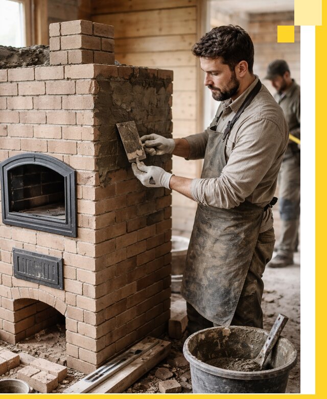 Изготовление и установка печей-шведок под ключ в Усинске