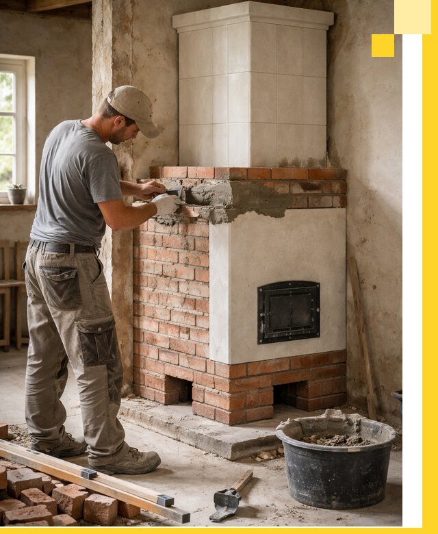 Изготовление и установка печей-голландок под ключ в Усинске