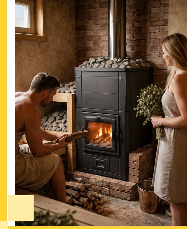 Кирпичная печь для бани на заказ в Усинске от 56309 р. | ЭриданСнс