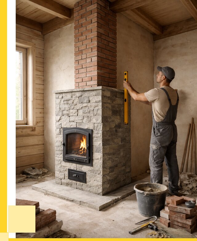 Печи и дымоходы под ключ в Усинске от 46071 р., ЭриданСнс