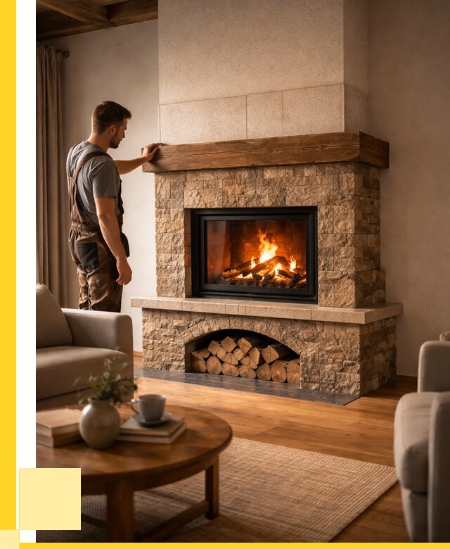 Печи камины для дома под ключ в Усинске от 56309 р. | ЭриданСнс