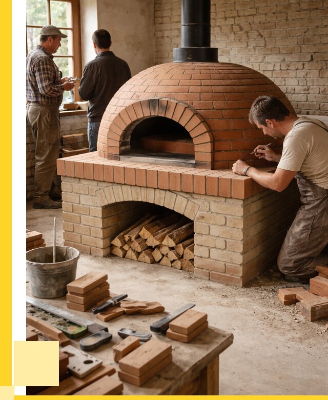 Помпейская печь дровяная для пиццы в Усинске | ЭриданСнс от 204760 р.