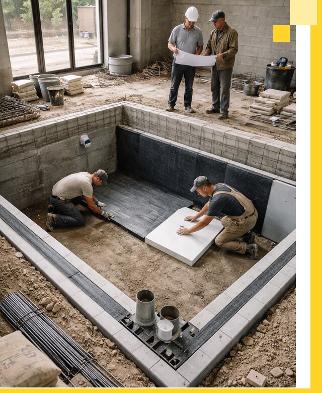 Проекты частных и общественных бассейнов под ключ в Усинске