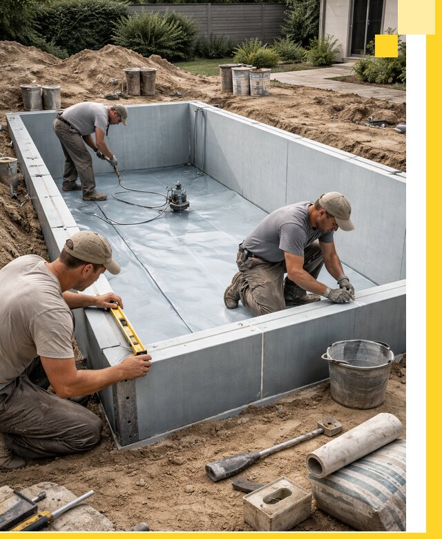 Профессиональный монтаж бассейнов под ключ в Усинске с гарантией