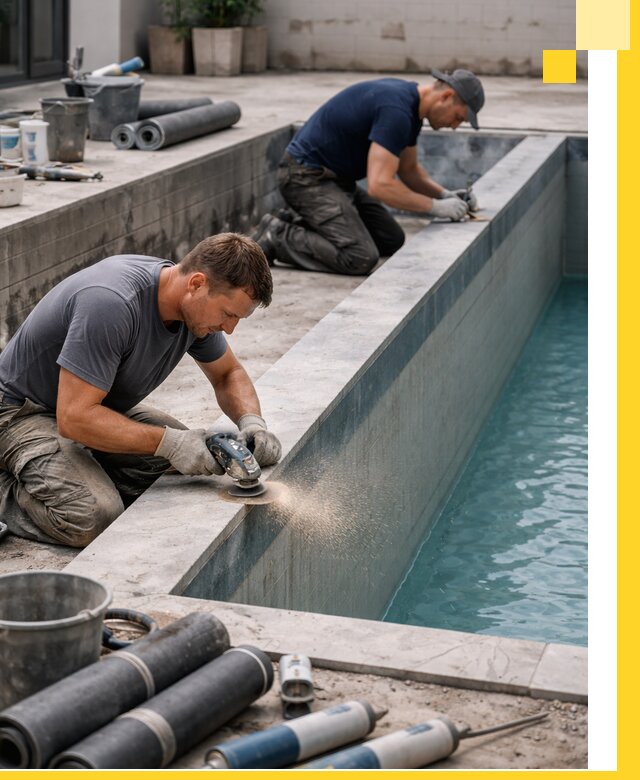 Профессиональный ремонт бассейнов под ключ в Усинске