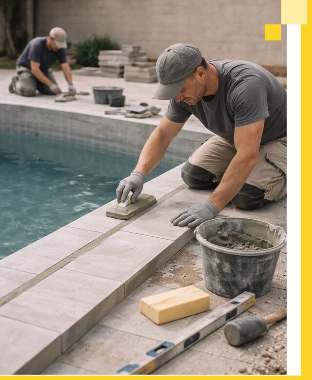 Отделка бассейнов в Усинске: декоративная отделка и гидроизоляция