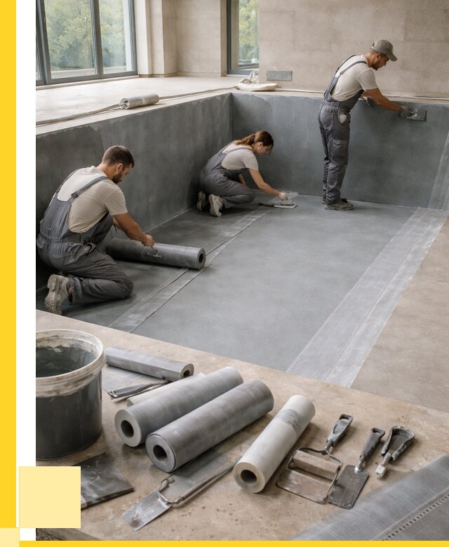 Гидроизоляция бассейнов в Усинске от 2048 р., ЭриданСнс