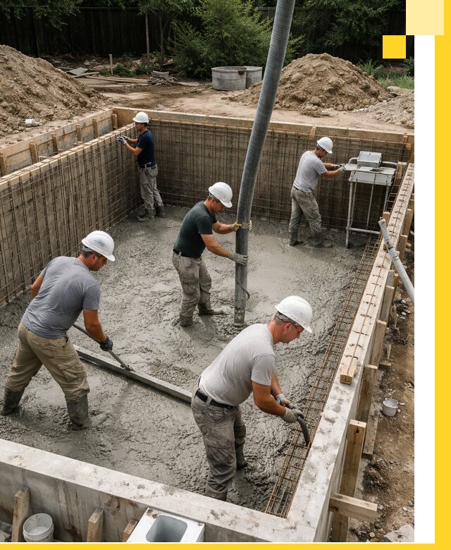 Строительство бетонных бассейнов под ключ в Усинске