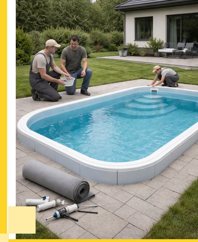 Пластиковый бассейн купить в Усинске от 255950 р., ЭриданСнс