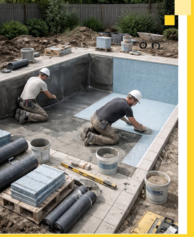 Проектирование и строительство стационарных бассейнов в Усинске