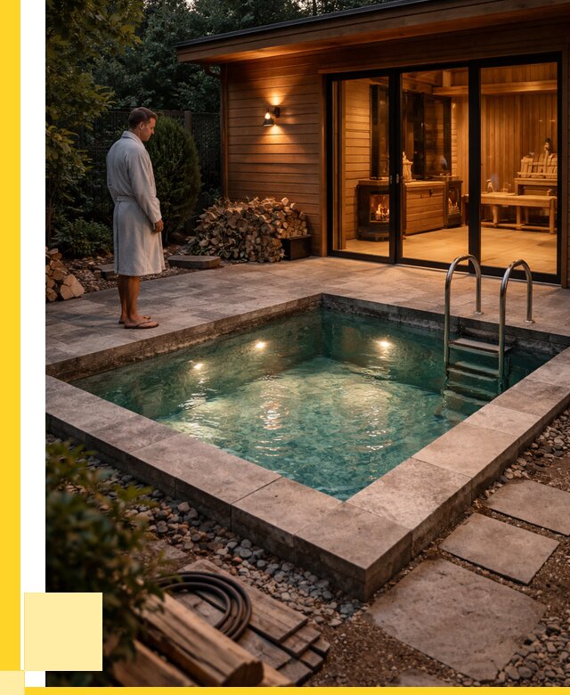 Бани с бассейном под ключ в Усинске от 97261 р. | ЭриданСнс