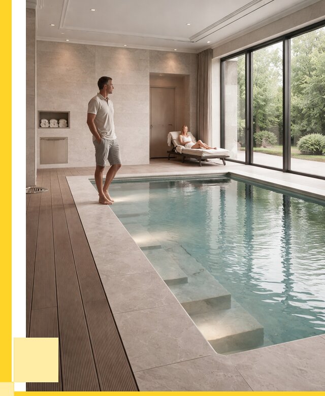 Бассейны в коттедже под ключ в Усинске от 1228560 р. | ЭриданСнс