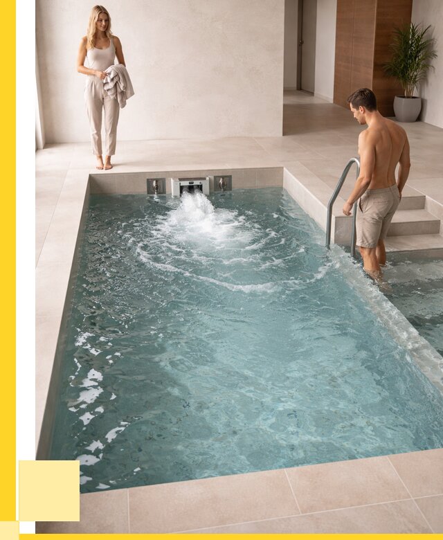 Бассейн с противотоком в Усинске от 255950 р. | ЭриданСнс