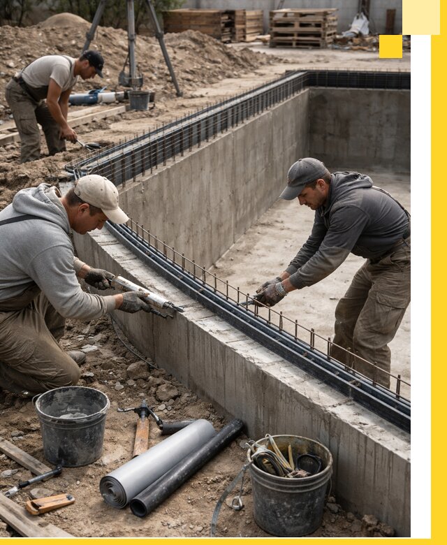 Качественный монтаж чаши бассейна в Усинске под ключ с гарантией