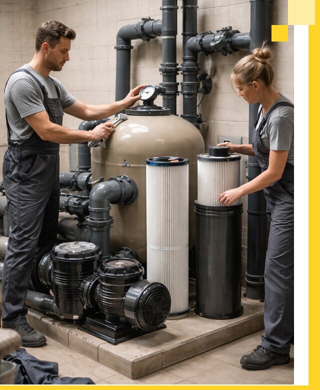 Фильтры и системы фильтрации для бассейнов в Усинске