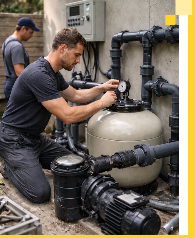 Поставка и монтаж фильтровального оборудования для бассейнов в Усинске