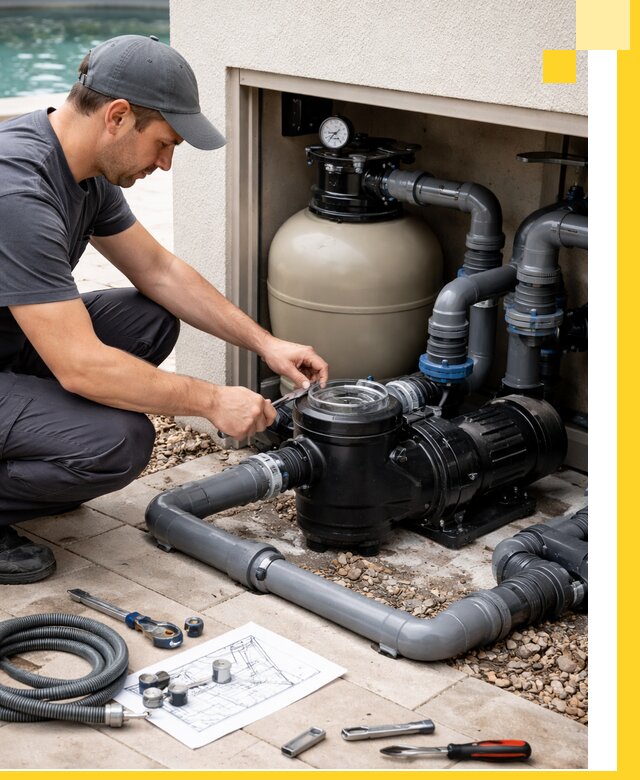 Поставка, монтаж и сервис насосов для бассейнов в Усинске