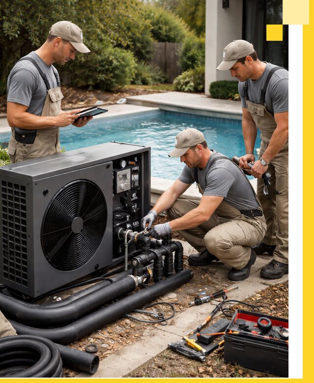 Проектирование и установка тепловых насосов для бассейнов в Усинске