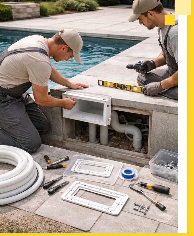 Поставка и установка скиммеров для бассейнов в Усинске