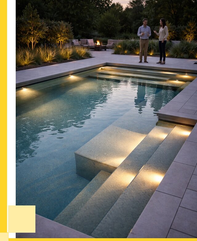 Освещение бассейнов в Усинске под ключ от 25595 р. | ЭриданСнс