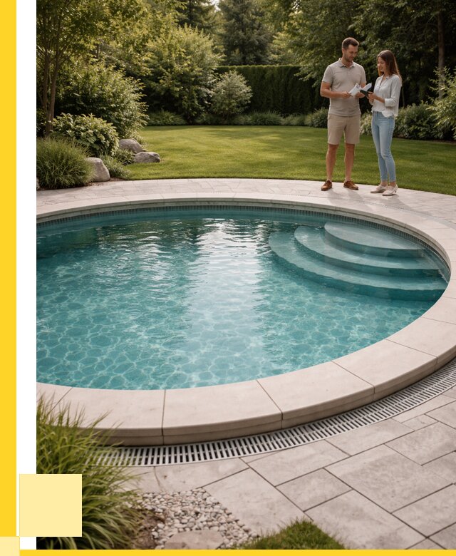 Круглые каркасные бассейны купить в Усинске от 255950 р. | ЭриданСнс