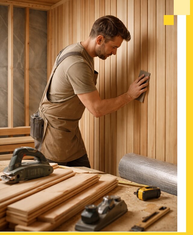 Профессиональная отделка саун и парных под ключ в Усинске