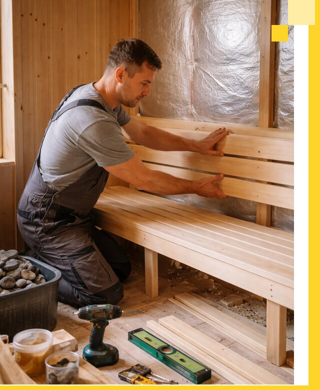 Проектирование, изготовление и монтаж финских саун в Усинске