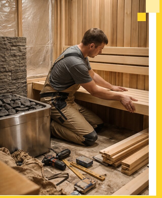 Сауны для дома под ключ с проектированием и монтажом в Усинске