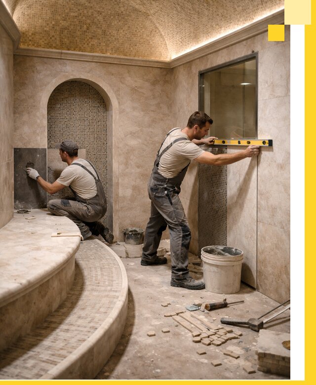 Проектирование и строительство саун с хамамом под ключ в Усинске