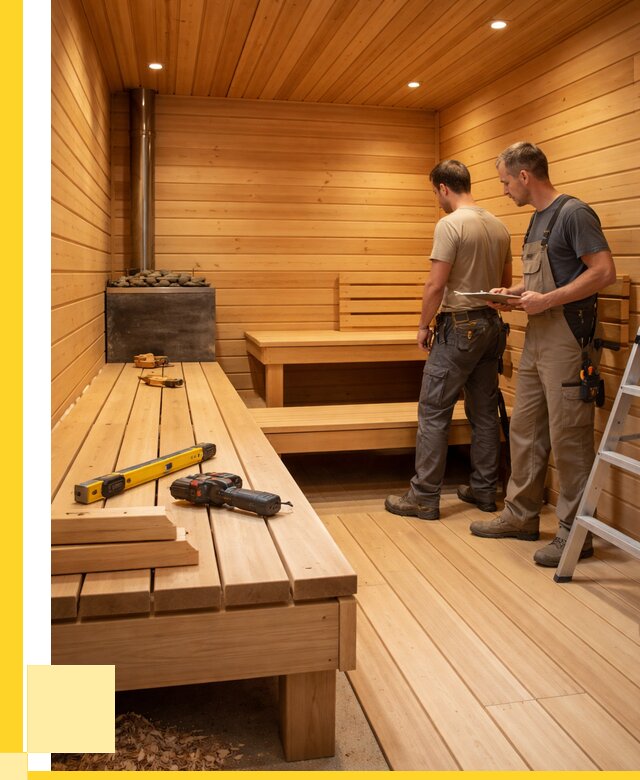 Отделка бань и саун в Усинске по цене от 4607 р. | ЭриданСнс