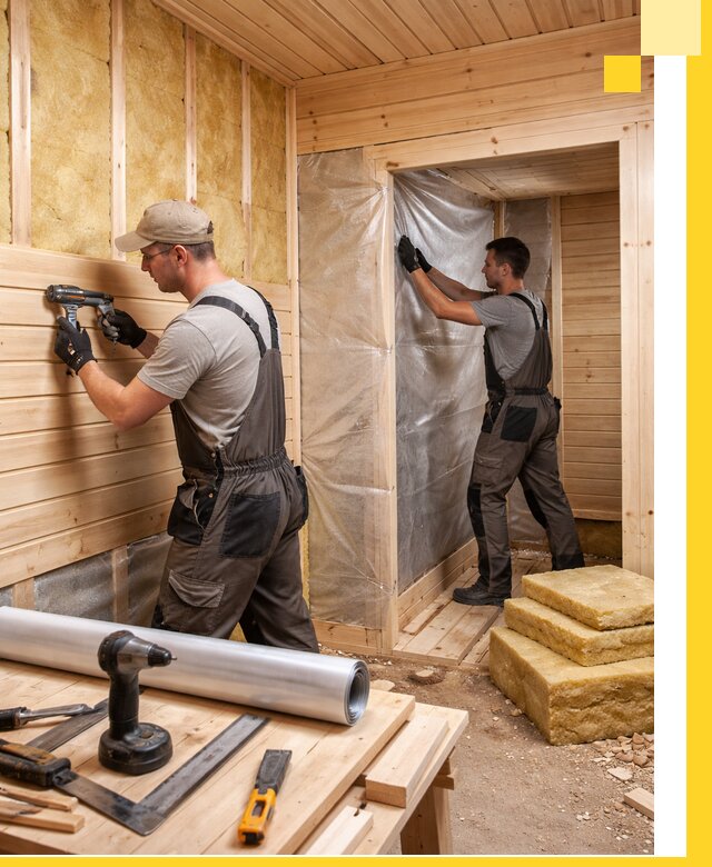 Бани под ключ в Усинске с проектом и полным монтажом