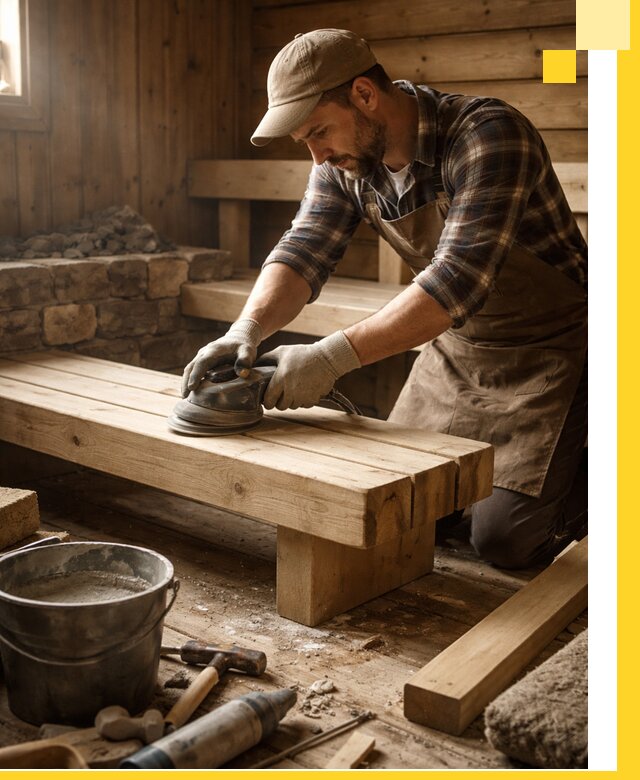 Ремонт бань под ключ в Усинске с гарантией качества и сроков