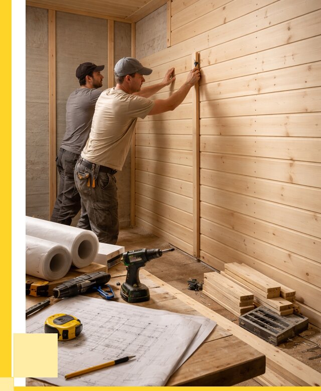 Обшивка бани вагонкой в Усинске от 1229 р., ЭриданСнс