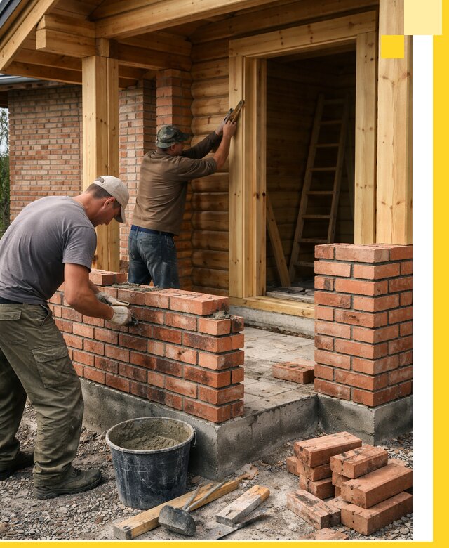 Строительство кирпичных бань под ключ в Усинске с гарантией качества